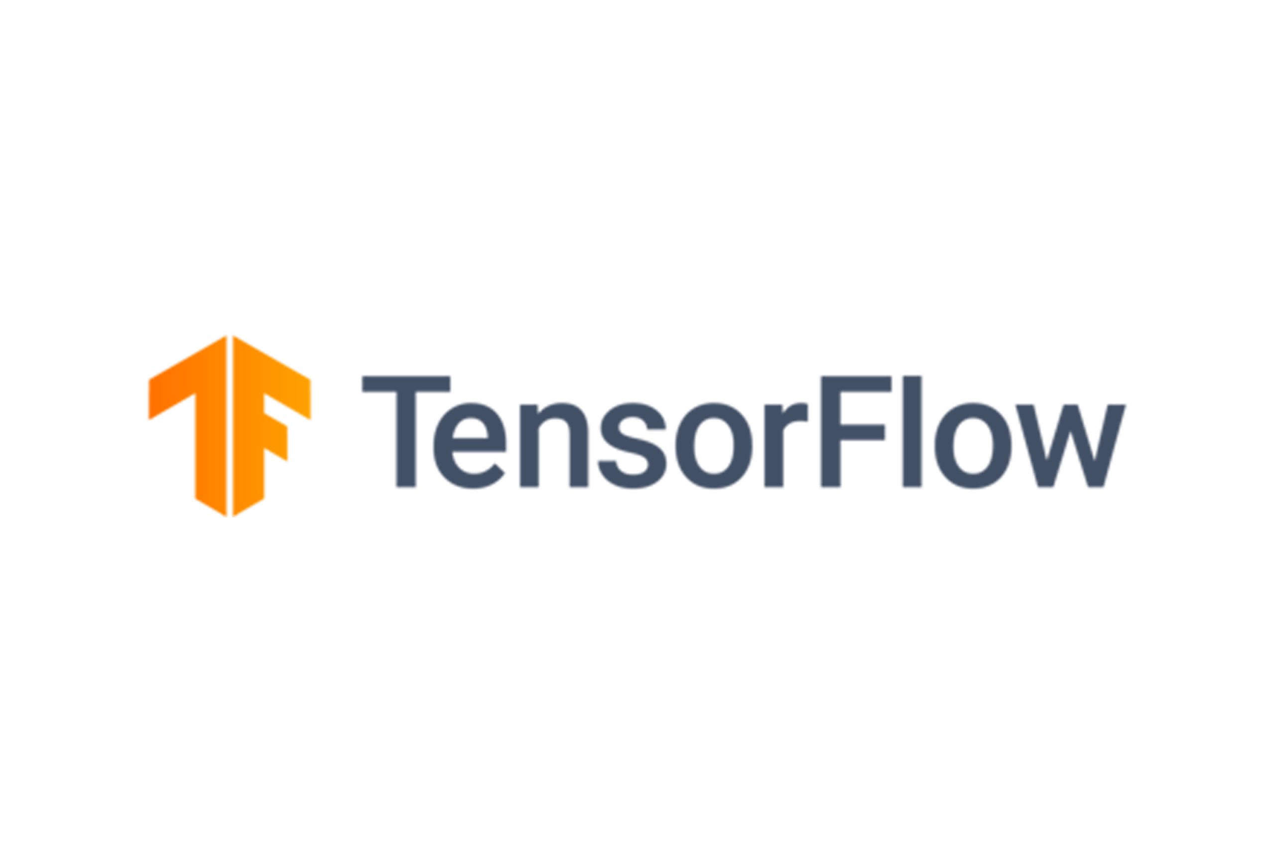 TensorFlow machine learning framework logo for AI and deep learning